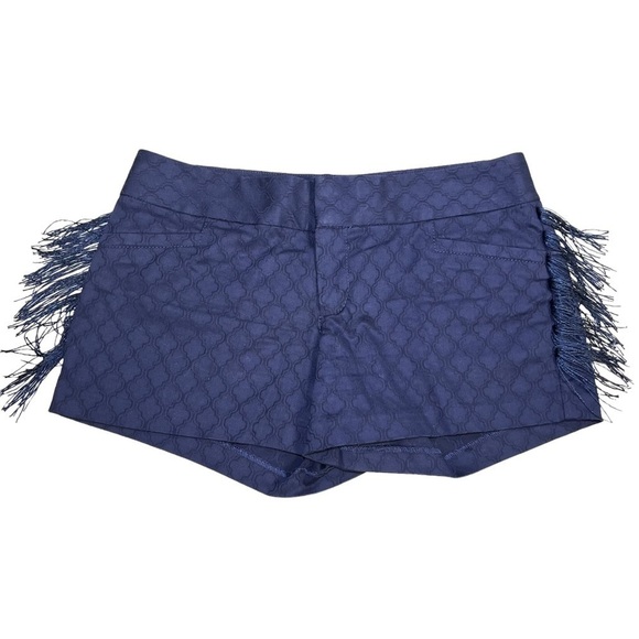 Lilly Pulitzer true Navy Ellie Fringe shorts - Picture 4 of 14